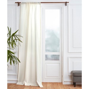 Solino Home Linen Curtain With Rod Pocket For Living Room, Bedroom - 1 of 4