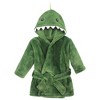 Hudson Baby Infant Boy Plush Bathrobe and Toy Set, Dinosaur, One Size - 3 of 4