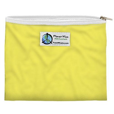 Planet Wise Reusable Zipper Sandwich Bag - Yellow