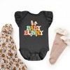 The Juniper Shop Baby Bunny Ears Baby Flutter Sleeve Bodysuit - 2 of 3