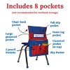 Carson Dellosa Education Chairback Buddy™ Blue and Red 12 Pack Pocket Chart Storage - 4 of 4