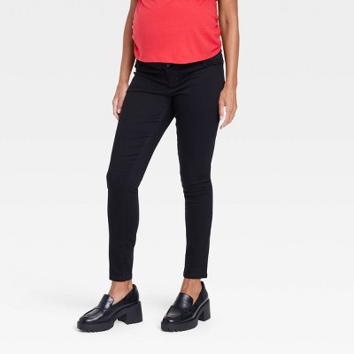 Over Belly Split Front Ponte Maternity Pants - Isabel Maternity By Ingrid &  Isabel™ Black : Target