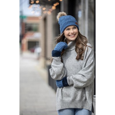 Britt's Knits Women's Plush-Lined Knit Hat with Pom - image 2