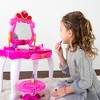Toy Time Kids' Pretend Play Princess Vanity With Stool, Accessories, Lights and Sounds - 3 of 4