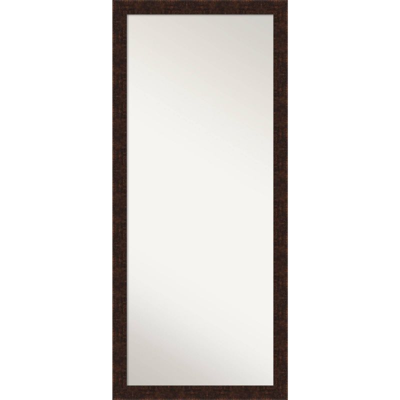 28&#34; x 64&#34; William Narrow Framed Full Length Floor Leaner Mirror Bronze - Amanti Art, 1 of 8