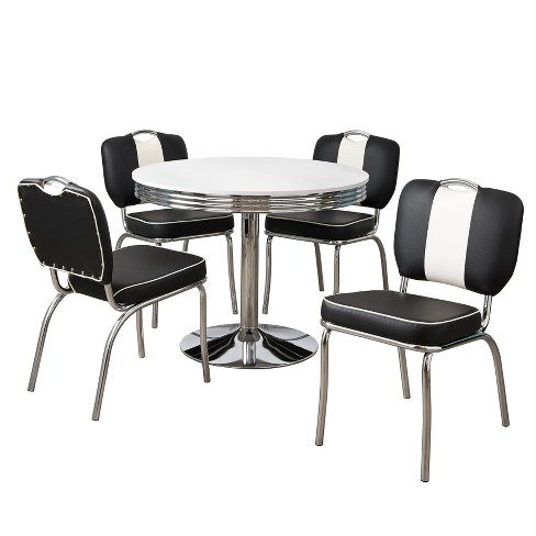 Retro kitchen table and deals chairs set