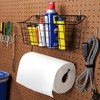 The Lakeside Collection Wall Wire Basket with Paper Towel Holder - 2 of 4