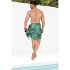 LA LEELA Men's Beachwear Wrap Summer Short Hawaiian Lava Lava Regular Surfing Cover-Up Swimwear Holidays Beach Sarongs For Men One Size Multi, Floral - 3 of 4