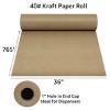 UOFFICE Kraft Paper Roll 40/50lbs 6" to 48" - 3 of 4