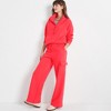 Lands' End Women's Serious Sweats Relaxed Long Sleeve Half Zip Sweatshirt - 4 of 4