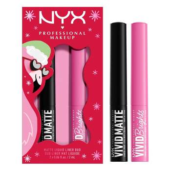 NYX Professional Makeup Vivid Liner Duo Cosmetic Holiday Gift Set - 0.12 fl oz/2pc
