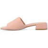 Journee Collection Womens Elidia Slip On Block Heel Vegan Leather Sandals - 2 of 4