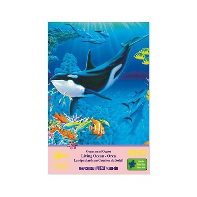 Wuundentoy Gold Edition: Living Ocean Orca Kids' Jigsaw Puzzle - 100pc