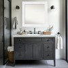 Amanti Art Luxe Non-Beveled Framed Bathroom Vanity Wall Mirror - 4 of 4