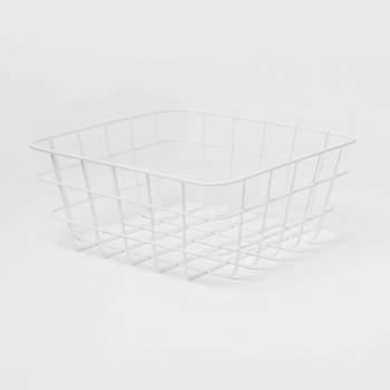 Small Wire Basket White - Brightroom