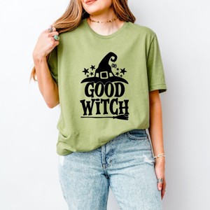 Simply Sage Market Good Witch Broom Short Sleeve Tee - 1 of 4