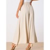 Allegra K Women's Casual High Waist Drawstring Loose Fit Pocket Wide Leg Pants - image 4 of 4