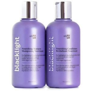 Oligo Blacklight Nourishing Shampoo & Conditioner (8.5 oz DUO SET KIT) for Dry, Damaged Hair | Black Light 2-piece Kit - 1 of 3