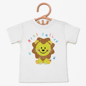 The Juniper Shop Mini Smiley Lion Paws Toddler Short Sleeve Tee - 1 of 4