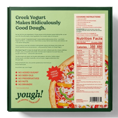 Yough! Farmer's Vegetable Frozen Pizza - 13.8 oz