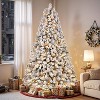 4.5ft/6ft/7.5ft/9ft Artificial Christmas Tree, Full Xmas Tree with  Foldable Base, Metal Hinges & Sturdy Metal Stand for Holiday Decor - 2 of 4