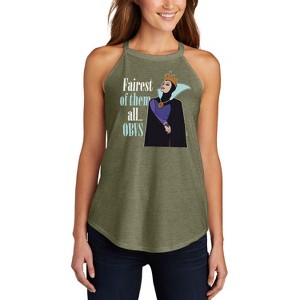 Women's - Disney Princess - Fairest of Them all Obvs Graphic High Neck Tank - 1 of 3