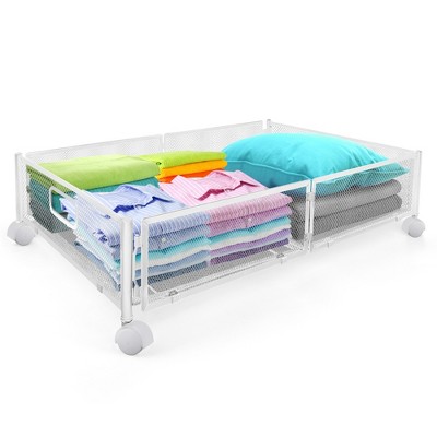 Fortune Candy 24.8'' Length Under Bed Storage Containers with wheels