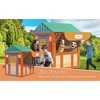 Kids Outside Game House with Wall Ball, Tic-Tac-Toe, Darts Games, Wooden Adventures Cottage Outdoor Playset for Backyard Garden - 4 of 4