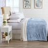 Plush Throw Blanket with Faux Shearling Reverse - Great Bay Home - image 3 of 4