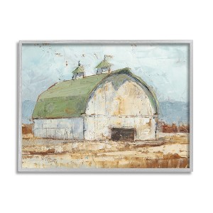 Stupell Industries Natural Earth Painted Barn Framed Giclee Art - 1 of 4