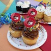 WinstonSalem State University Primary Logo Cupcake Picks Toppers Decoration Set of 6 - 4 of 4