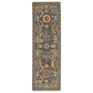 Oriental Weavers Lucca 5506K Grey/ Multi Indoor Area Rug - 2' x 6' - 1 of 4
