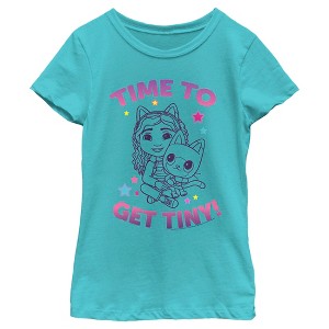 Girl's Gabby's Dollhouse Gabby Pandy Time to get Tiny T-Shirt - 1 of 4