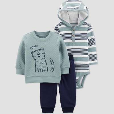 Baby Boys' Tiger Top & Bottom Set - Just One You® made by carter's Blue 3M