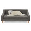 Lyngins Irregular Elevated Pet Bed for Dogs & Cats,Comfy Fabric Medium-Sized Dog Sofa Bed,Cat Bed - 3 of 4