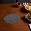 Unique Bargains Trivet Round Rope Woven Mat Cotton Non-woven Fabric 7.87"x7.87"x0.31" - 2 of 3