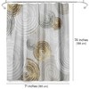 Americanflat 71" x 74" Shower Curtain, Spinning I by PI Creative Art - 2 of 4