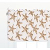C&F Home Sandbridge Stars White Valance Collection - 2 of 3