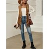 Women's Long Boho Fringe Vest Sleeveless Notch Lapel Duster Cardigan Open Front Layering Piece S to 2XL - 3 of 4
