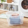 66qt Clear Latching Storage Box Daydream Green - Brightroom - image 2 of 3