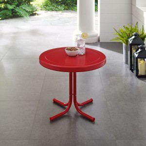 HomeStock Griffith Outdoor Metal Side Table - 1 of 4