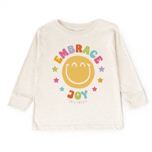 The Juniper Shop SmileyWorld Embrace Joy Toddler Long Sleeve Tee - 1 of 4