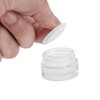 Unique Bargains Transparent Cream Glass Bottle for Bathroom 1 Pc - 3 of 4