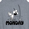 Women's - Peanuts - Lucy Monday Graphic Racerback Tank - 2 of 4
