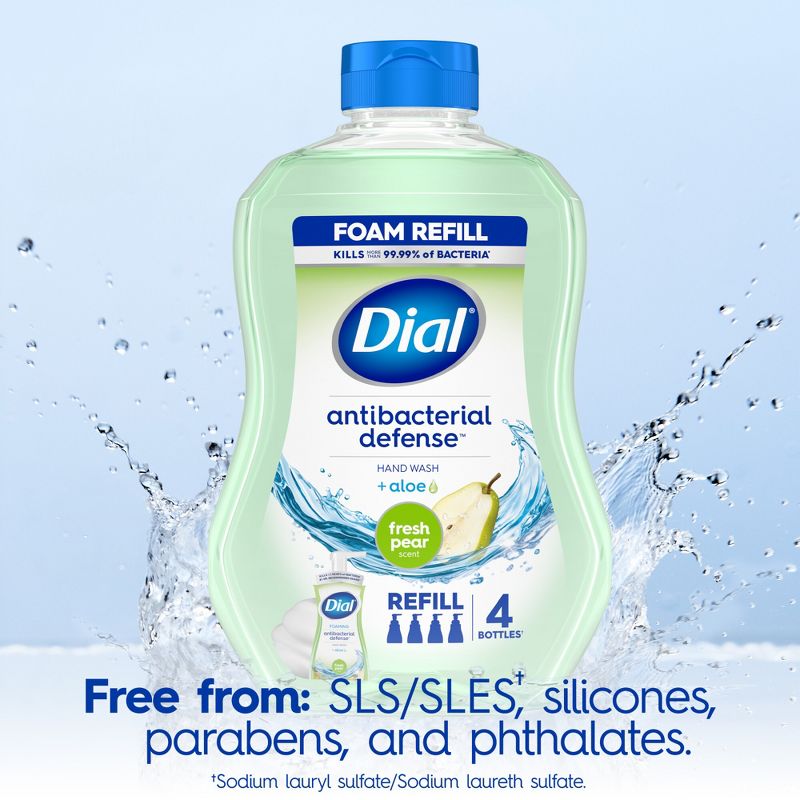 Dial Hand Soap Foaming Refill - Fresh Pear - 30 fl oz, 5 of 11