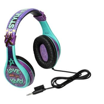 eKids Karmas World Wired Headphones for Kids, Over Ear Headphones for School, Home, or Travel  - Multicolored (KW-140v22)