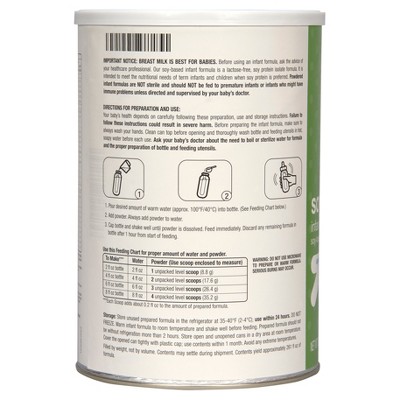 soy formula target
