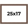 PosterPalooza | 25x17 Wide Barnwood Picture Frame, UV Acrylic, 6 Finishes - Grey, Brown, White, and Black - 2 of 4