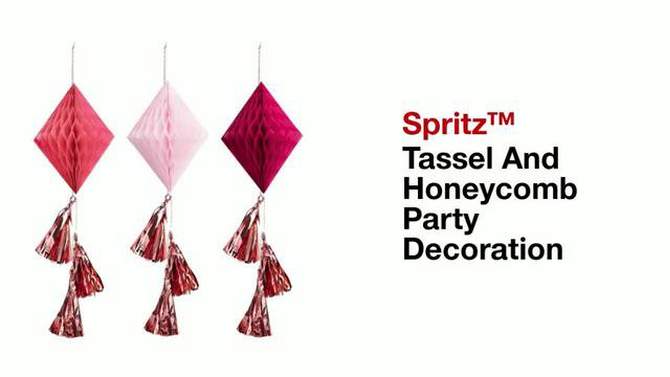 Tassel And Honeycomb Party Decoration - Spritz&#8482;, 2 of 7, play video
