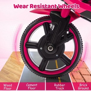 6V Kids Electric Motorcycle with Training Wheels, Realistic Engine Sounds & Music - 1 of 4